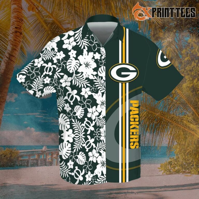 Green Bay Packers Logo Classic Hawaiian Shirt, Gifts for Cheesehead ...