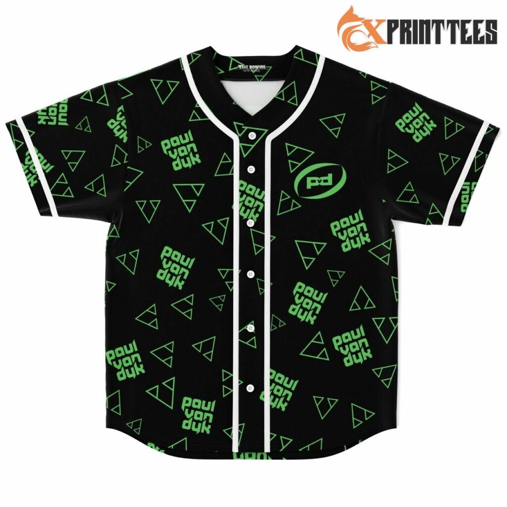Paul Van Dyk Custom Baseball Jersey, EDM Rave Outfit Ideas Fox Print Tees