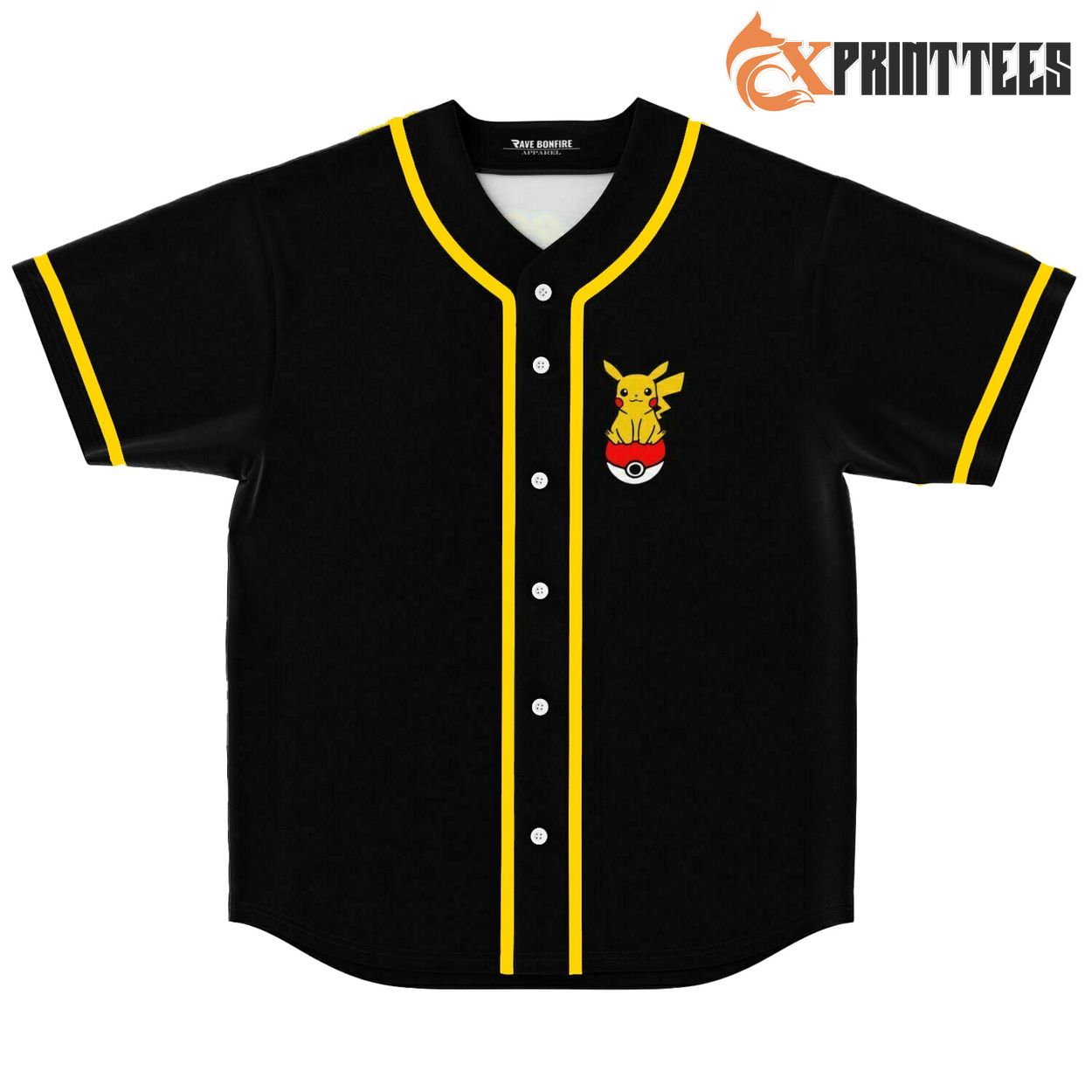 Fox Print Tees graphic t-shirt product photo