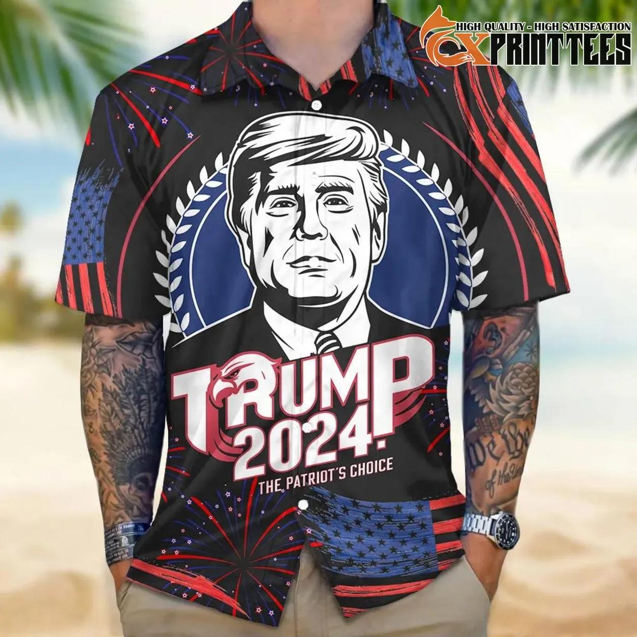 Fox Print Tees Hawaiian shirt product photo