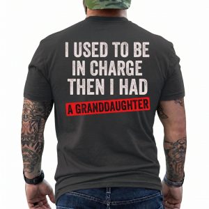 Funny Granddaughter Gift for Grandpa T-Shirt - Fox Print Tees 1