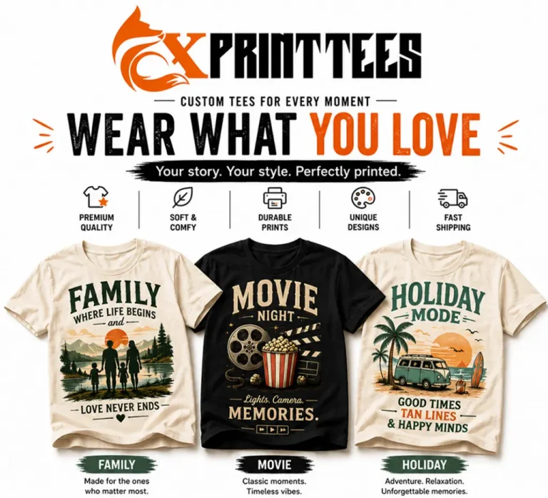 Fox Print Tees - Custom Graphic Apparel & Print-on-Demand Gifts 1 Fox Print Tees Banner