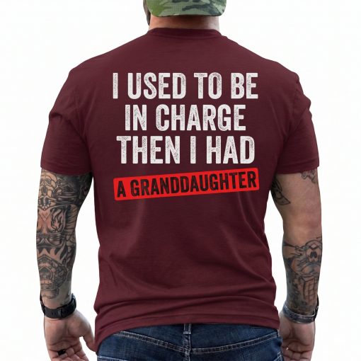 Funny Granddaughter Gift for Grandpa T-Shirt - Fox Print Tees 5