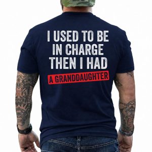 Funny Granddaughter Gift for Grandpa T-Shirt - Fox Print Tees 7