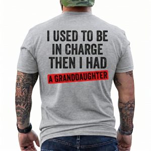Funny Granddaughter Gift for Grandpa T-Shirt - Fox Print Tees 8