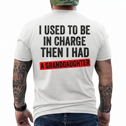 Funny Granddaughter Gift for Grandpa T-Shirt - Fox Print Tees 9