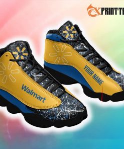 Custom Walmart Logo Air Jordan 13 Shoes