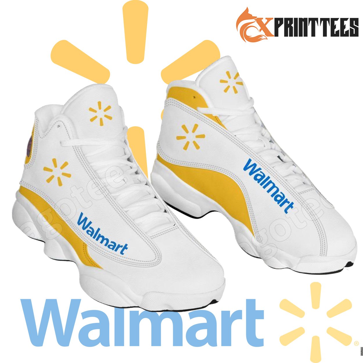 Walmart-White-Yellow-Sneaker-Air-Jordan-13-Shoes-1 Walmart White Yellow Sneaker Air Jordan 13 Shoes